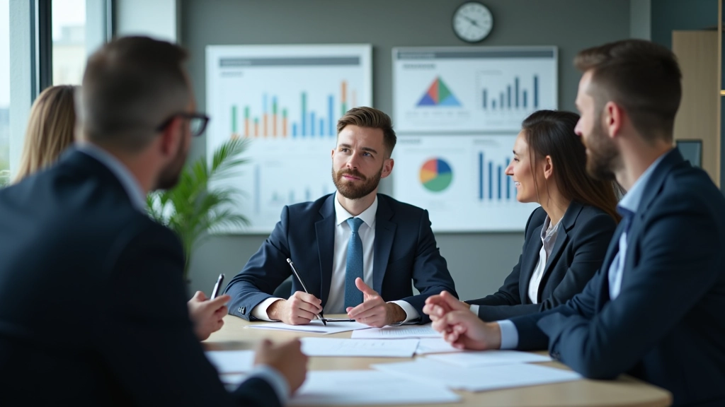 Team-Meeting zur Inflationsanalyse und Dateninterpretation