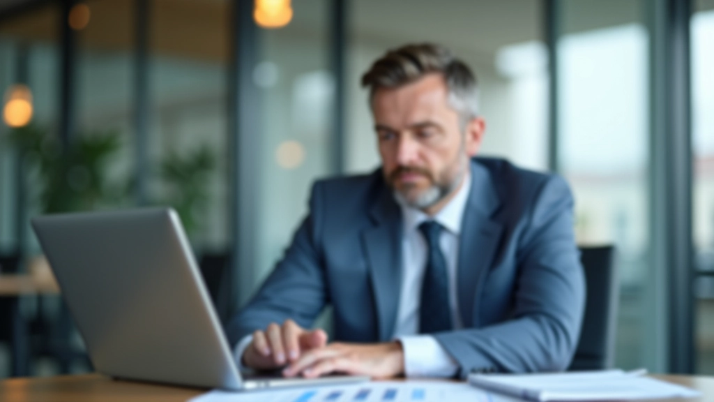 Wirtschaftsanalyst bei der Analyse von Inflationsdaten und Preisindizes auf dem Computer